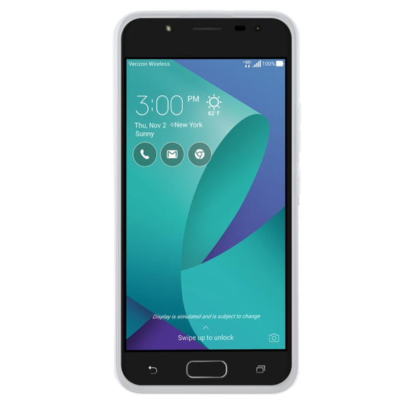 TPU Phone Case For Asus Zenfone V Live(Transparent White)