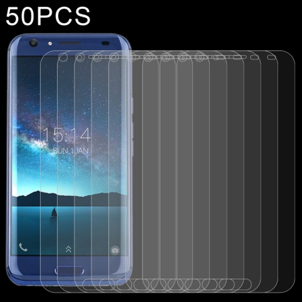 50 PCS 0.26mm 9H 2.5D Tempered Glass Film For Doogee BL5000