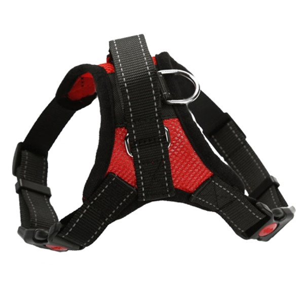 K9 Dog Adjustable Chest Strap, Size: S(Breathable Red)
