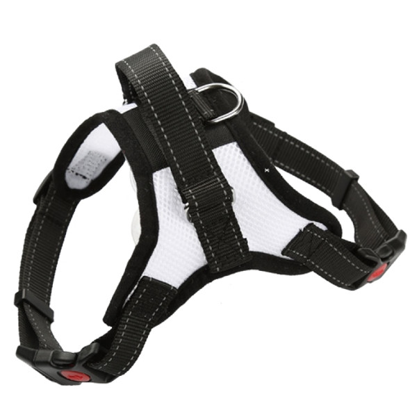 K9 Dog Adjustable Chest Strap, Size: S(Breathable White)