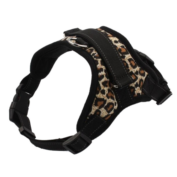 K9 Dog Adjustable Chest Strap, Size: L(Leopard)