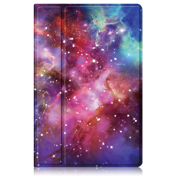 For Samsung Galaxy Tab A8 2022 SM-X200 360 Degrees Rotation Leather Tablet Case(Milky Way)