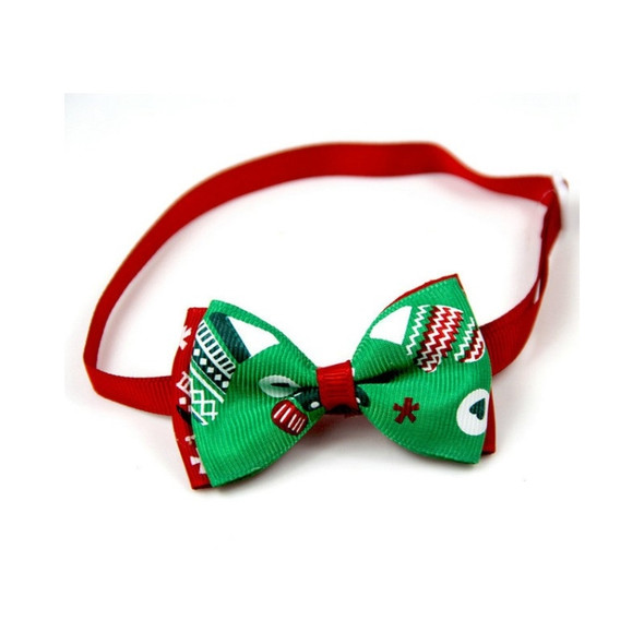5 PCS Christmas Holiday Pet Cat Dog Collar Bow Tie Adjustable Neck Strap Cat Dog Grooming Accessories Pet Product(3)