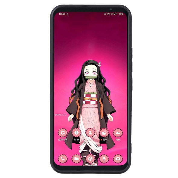 TPU Phone Case For Asus ROG Phone 5s Kimetsu no Yaiba(Black)