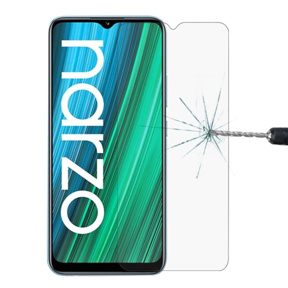 0.26mm 9H 2.5D Tempered Glass Film For OPPO Realme Narzo 50