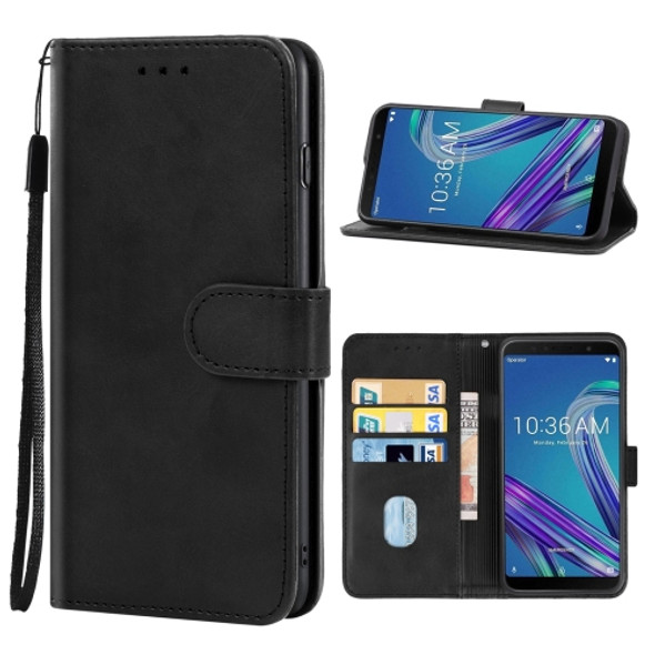 Leather Phone Case For Asus Zenfone Max Pro ZB602KL(Black)