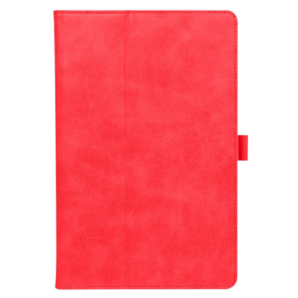 For Lenovo Pad Pro 11.5 inch 2021 TB-J716F / Tab P11 Pro 11.5 inch Retro Texture PU Leather Tablet Case with Card Slots & Hand Strap(Red)
