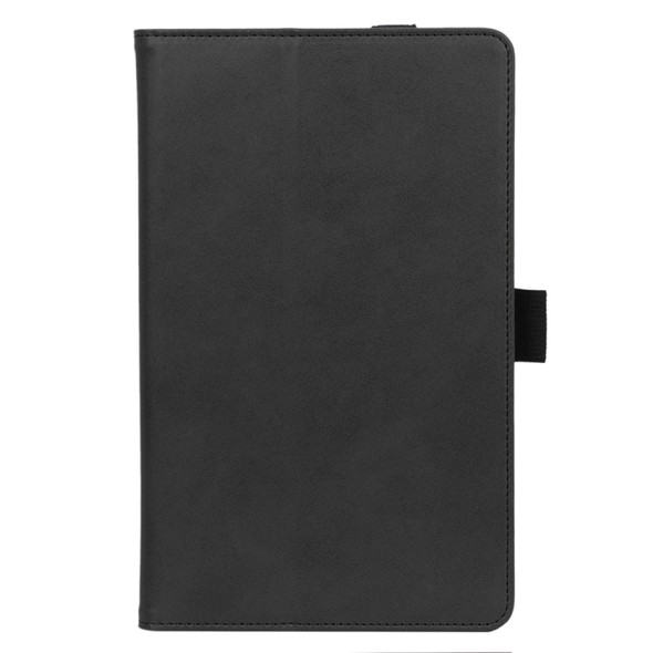 For Lenovo Tab M8 HD TB-8505F / Tab M8 3rd Gen WY-2099 Retro Texture PU Leather Tablet Case with Card Slots & Hand Strap(Black)