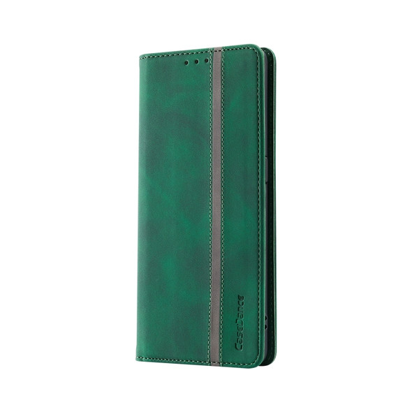 For OPPO Find X3 / X3 Pro Splicing Skin Feel Magnetic Leather Phone Case(Green)