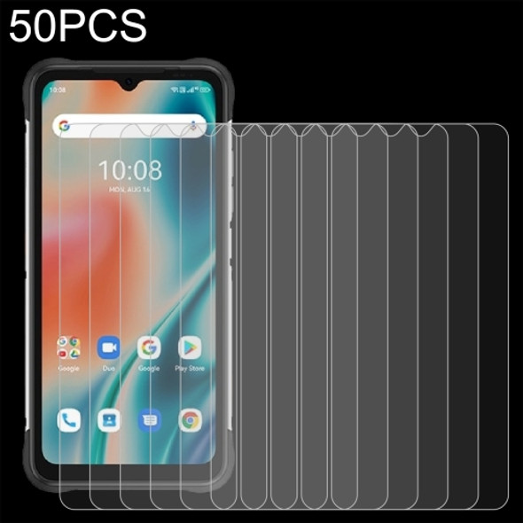 50 PCS 0.26mm 9H 2.5D Tempered Glass Film For Umidigi Bison X10