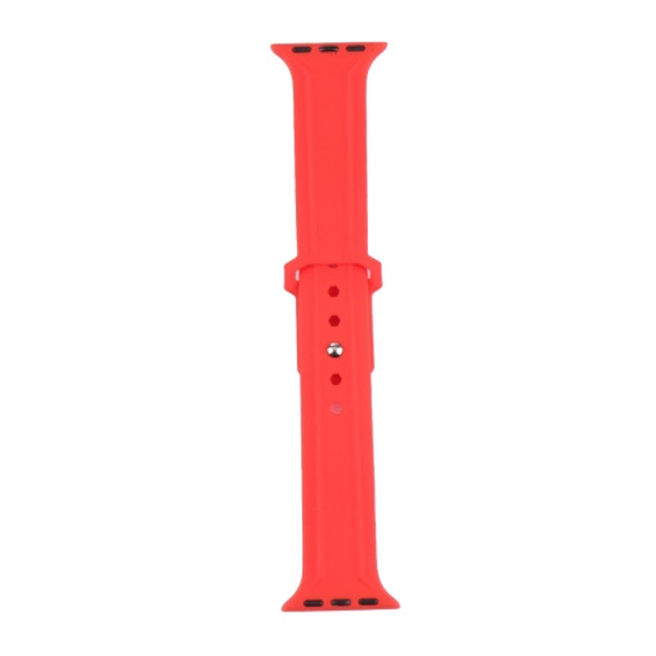 King Kong Silicone Watchband For Apple Watch Series 7 41mm / 6&SE&5&4 40mm / 3&2&1 38mm(Red)