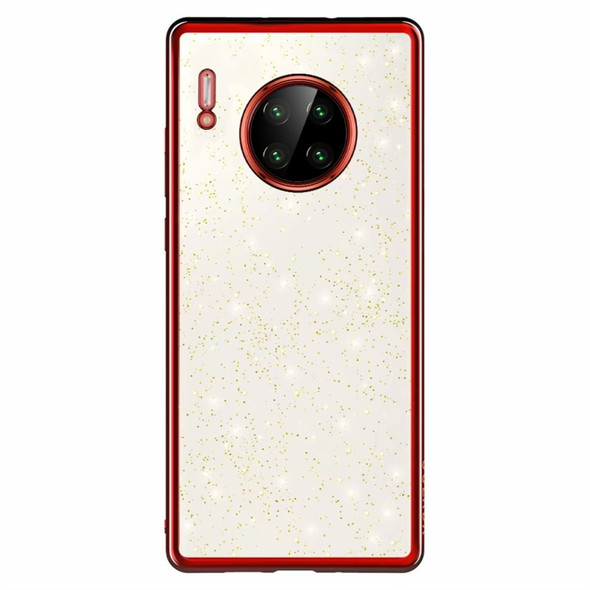 For Huawei Mate 30 SULADA Drop-proof TPU+ Plating Powder Protective Case(Red)