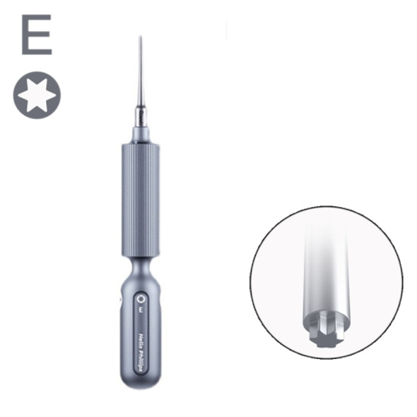 Qianli Super Tactile Grip-Type Precision Silent Dual-Bearing Screwdriver, Series: Type E T2 Torx