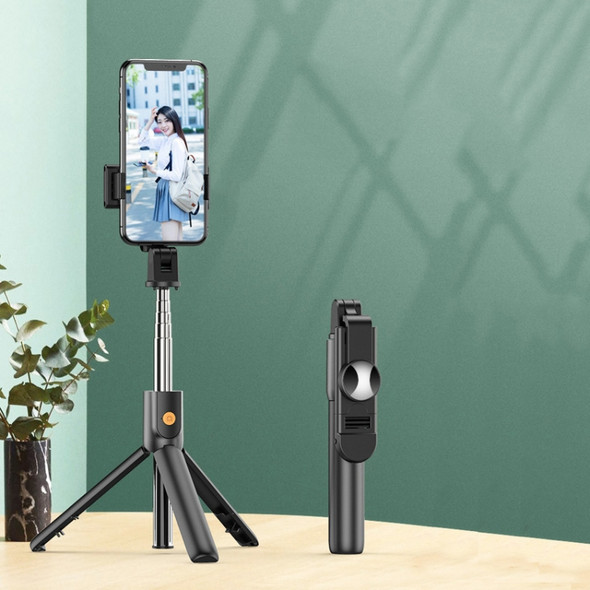 Mobile Phone Bluetooth Selfie Stick Live Bracket, Specification: K10 (Black)