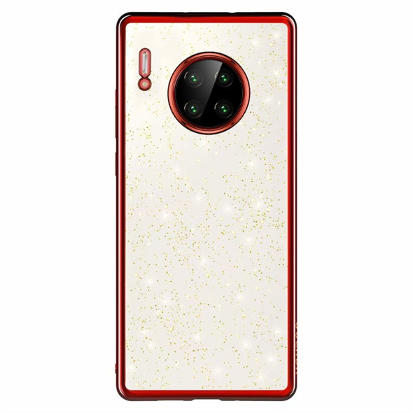 For Huawei Mate 30 Pro SULADA Drop-proof TPU+ Plating Powder Protective Case(Red)