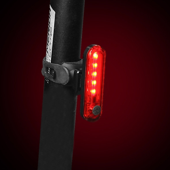 2 PCS Bicycle Charging Waterproof Warning Light(Red)