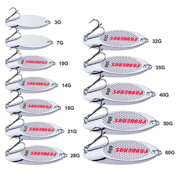 3 PCS 50g PROBEROS DW342 Lure VIB Metal Sequins(Silver)