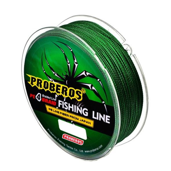 2 PCS PROBEROS 4 Edited 100M Strong Horse Fish Line, Line number: 7.0 / 70lb(Green)