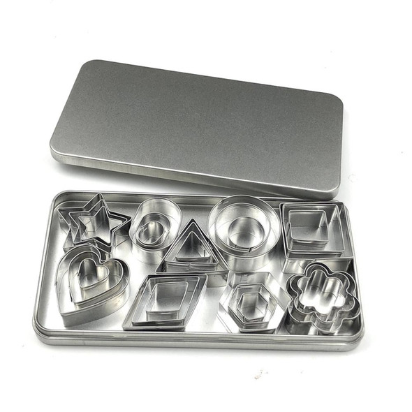 27 PCS / Set Stainless Steel Biscuit Mold