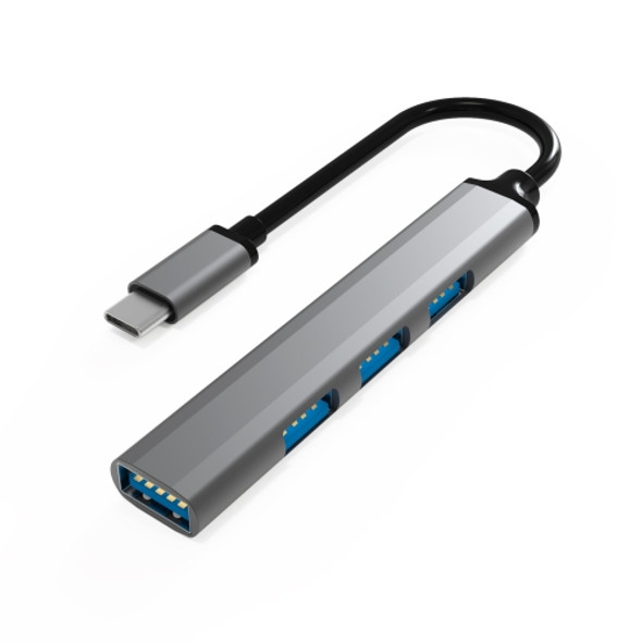 U5 Type-C Extender USB3.0 Splitter Multi-Port Expansion Dock, Number of interfaces: 4 in 1 (Type-C)