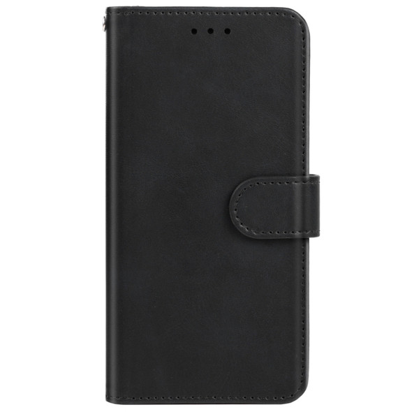 Leather Phone Case For BLU J6(Black)