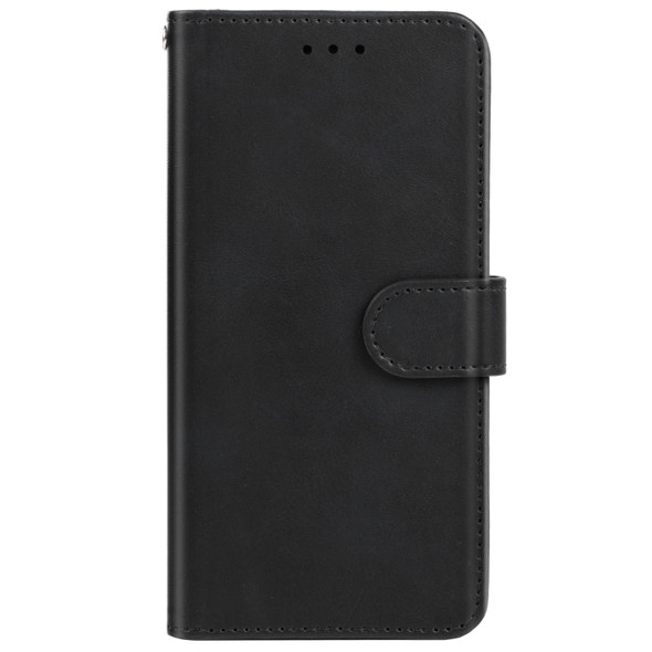 Leather Phone Case For BLU J4(Black)