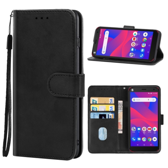 Leather Phone Case For BLU C5 Plus(Black)