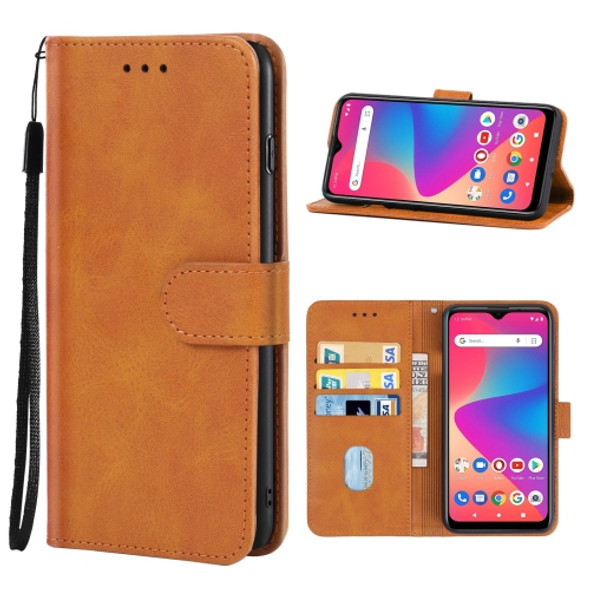 Leather Phone Case For BLU G50 Plus(Brown)