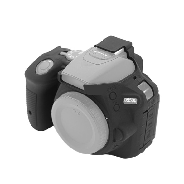 PULUZ Soft Silicone Protective Case for Nikon D5500 / D5600 (Black)