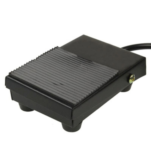 TFS-1 AC 250V 10A Anti-slip Plastic Case Foot Control Pedal Switch, Cable Length: 1m