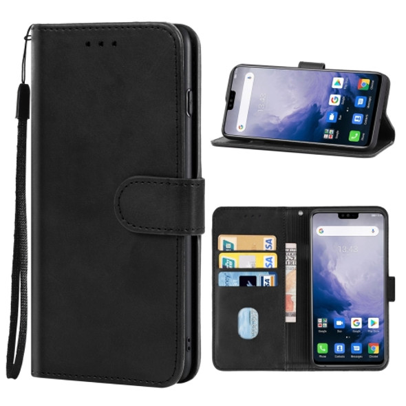 Leather Phone Case For Ulefone T2(Black)