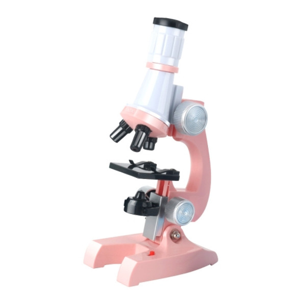 HD 1200 Times Microscope Children Educational Toys(Pink)