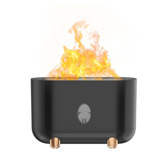 USB Simulation Flame Humidifier (Black)