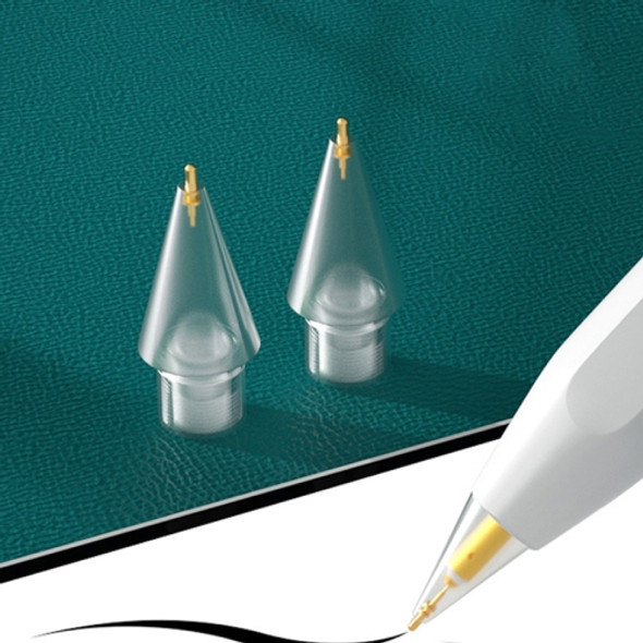 2 PCS 6.0 Crystal Diamond Needle Stylus Pen Tip For Apple Pencil 1 / 2