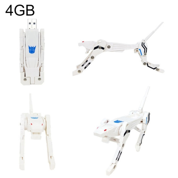 4GB Transformers - Autobots Style USB 2.0 Flash Disk(White)