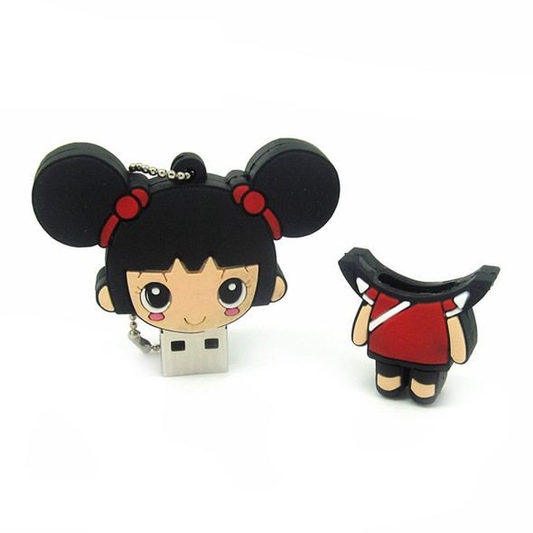 Kongfu Girl Cartoon Silicone USB Flash disk, Special for All Kinds of Festival Day Gifts (8GB)