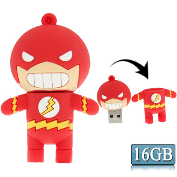 The Avengers Alliance Q version Silicone USB 2.0 Flash disk, Special for All Kinds of Festival Day Gifts, Red (16GB)