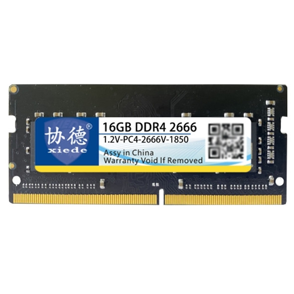 XIEDE X065 DDR4 NB 2666 Full Compatibility Notebook RAMs, Memory Capacity: 16GB