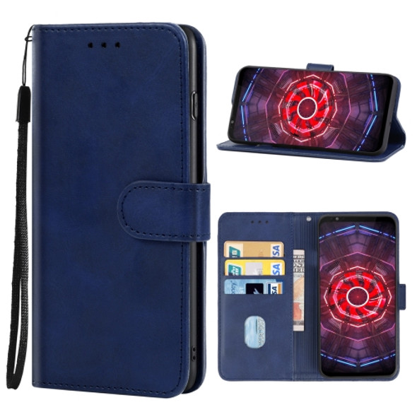 Leather Phone Case For ZTE nubia Red Magic 3(Blue)