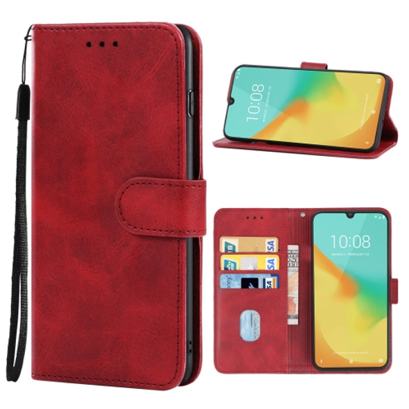 Leather Phone Case For ZTE Blade V10(Red)