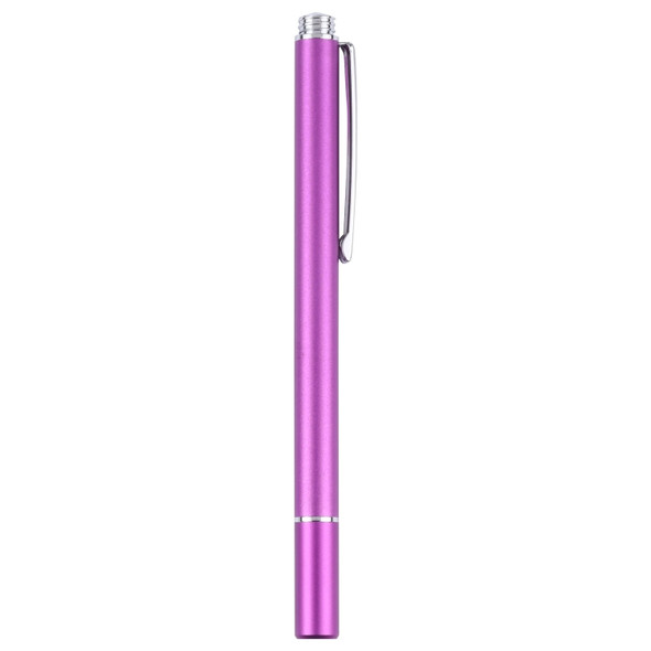 Universal Silicone Disc Nib Capacitive Stylus Pen (Purple)