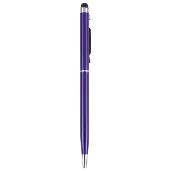 2 in 1 Universal Mobile Phone Writing Pen with Common Writing Pen Function (Purple)