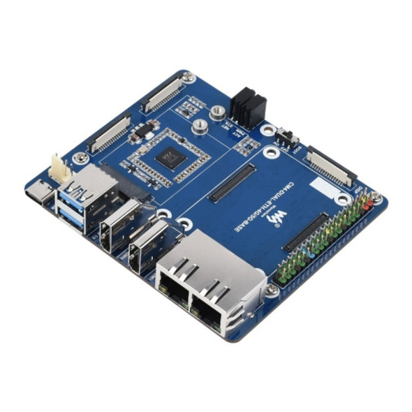 Waveshare Dual Gigabit Ethernet 5G / 4G Base Board for Raspberry Pi CM4