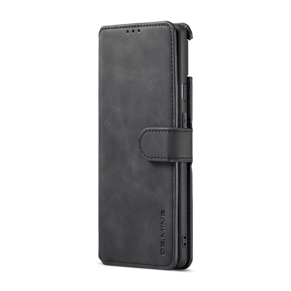 For Google Pixel 6 DG.MING Retro Oil Side Horizontal Flip Leather Case with Holder & Card Slots & Wallet(Black)