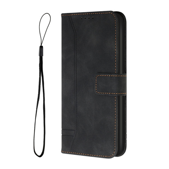 For OnePlus Nord 20 5G Retro Skin Feel TPU + PU Leather Phone Case(Black)