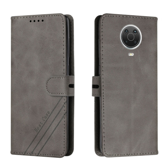 For Nokia G10 / G20 / G30 Cow Texture Leather Phone Case(Grey)