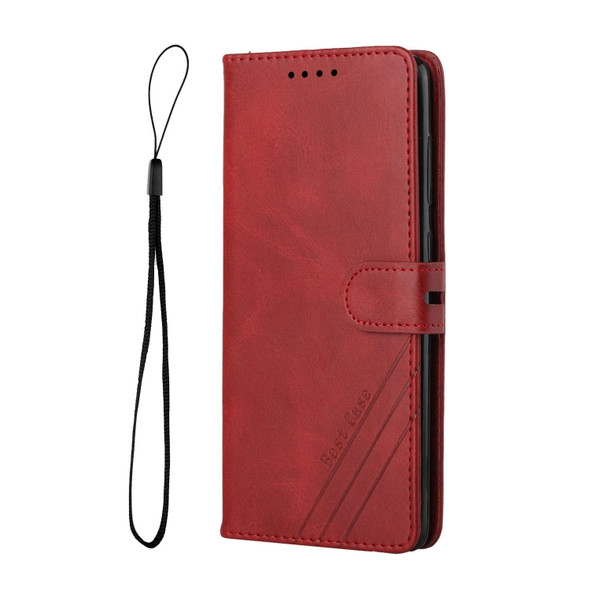 For OnePlus 10 Pro 5G Cow Texture Leather Phone Case(Red)