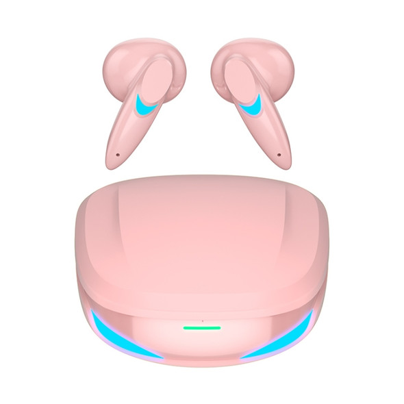 G10 TWS 5.2 Binaural True Stereo Touch Game Bluetooth Earphone(Pink)