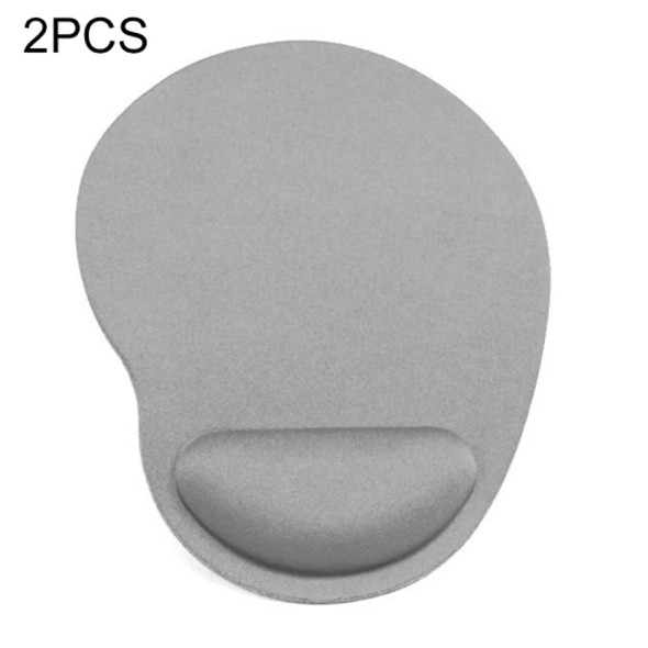 2 PCS Cloth Gel Wrist Rest Mouse Pad