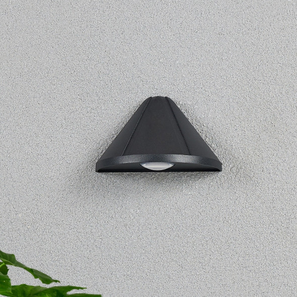 5W LED Outdoor Aisle House Number Wall Lamp, Light color: Warm White(Black)